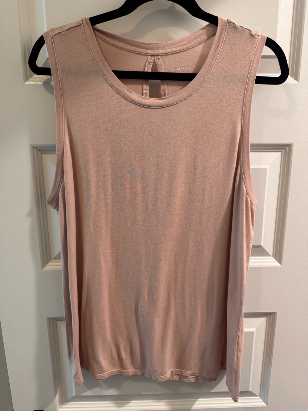 Halogen Dusty Pink Scoop Neck Tank Top